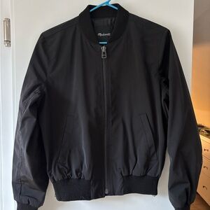 Madewell Black Bomber Jacket